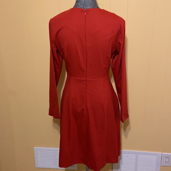 COS Red Wool Dress - Picture 5 of 9